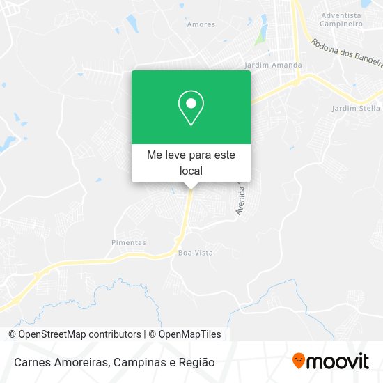 Carnes Amoreiras mapa
