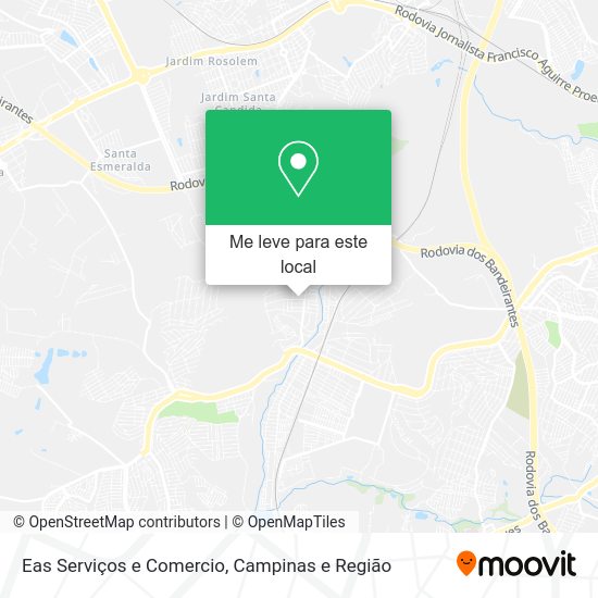 Eas Serviços e Comercio mapa