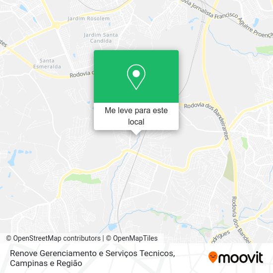 Renove Gerenciamento e Serviços Tecnicos mapa