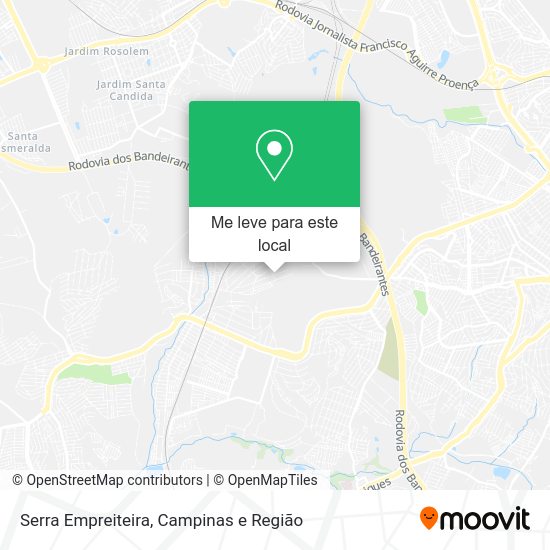 Serra Empreiteira mapa