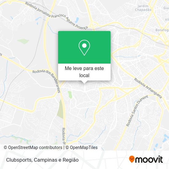 Clubsports mapa