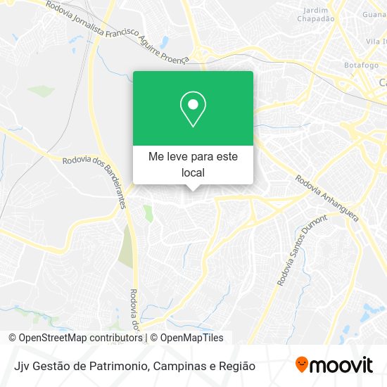 Jjv Gestão de Patrimonio mapa