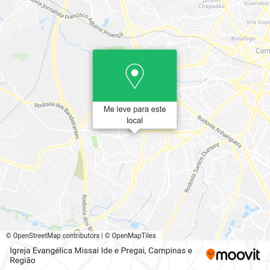 Igreja Evangélica Missai Ide e Pregai mapa