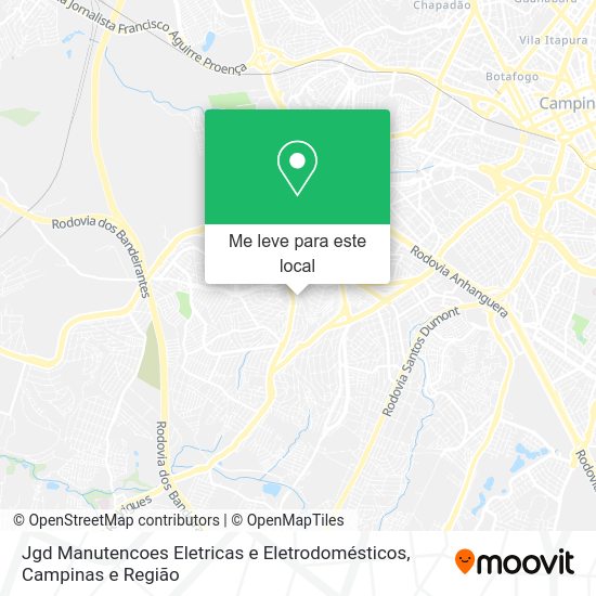Jgd Manutencoes Eletricas e Eletrodomésticos mapa