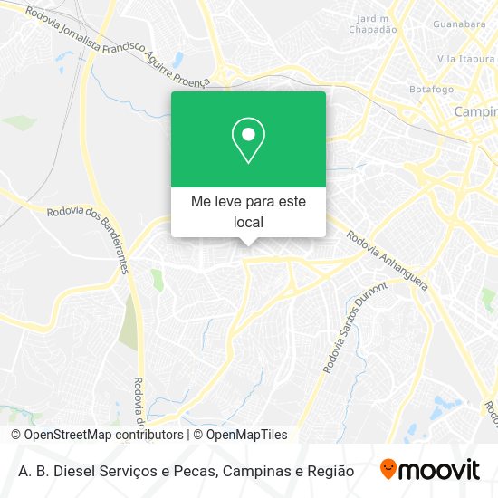 A. B. Diesel Serviços e Pecas mapa
