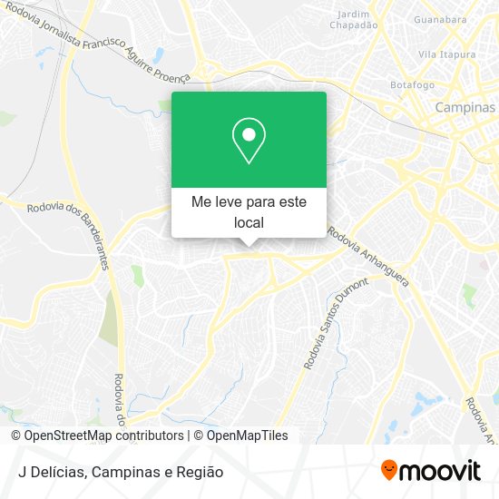 J Delícias mapa