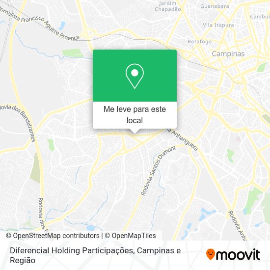 Diferencial Holding Participações mapa
