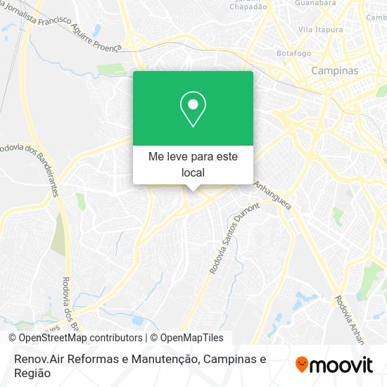 Renov.Air Reformas e Manutenção mapa