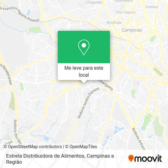 Estrela Distribuidora de Alimentos mapa
