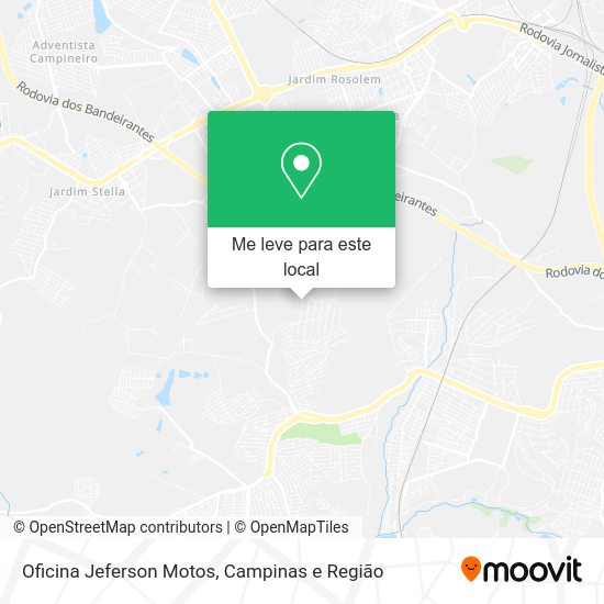 Oficina Jeferson Motos mapa