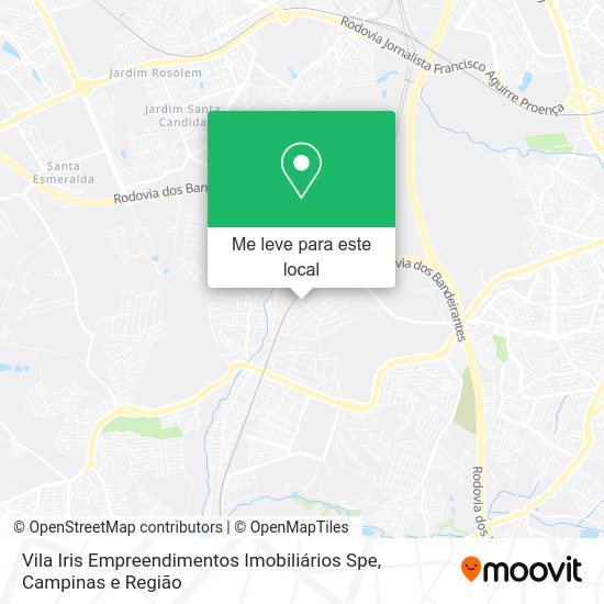 Vila Iris Empreendimentos Imobiliários Spe mapa