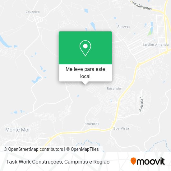 Task Work Construções mapa