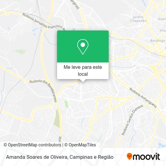 Amanda Soares de Oliveira mapa