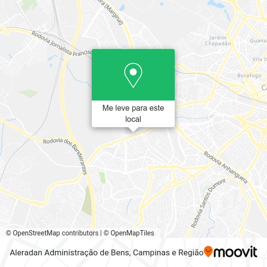 Aleradan Administração de Bens mapa