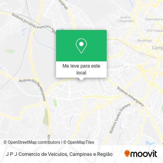 J P J Comercio de Veículos mapa