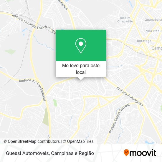 Guessi Automóveis mapa