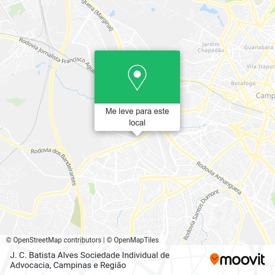J. C. Batista Alves Sociedade Individual de Advocacia mapa