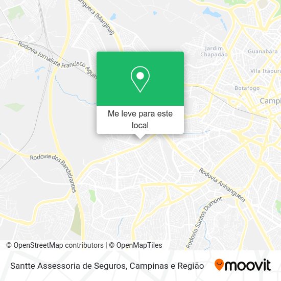 Santte Assessoria de Seguros mapa