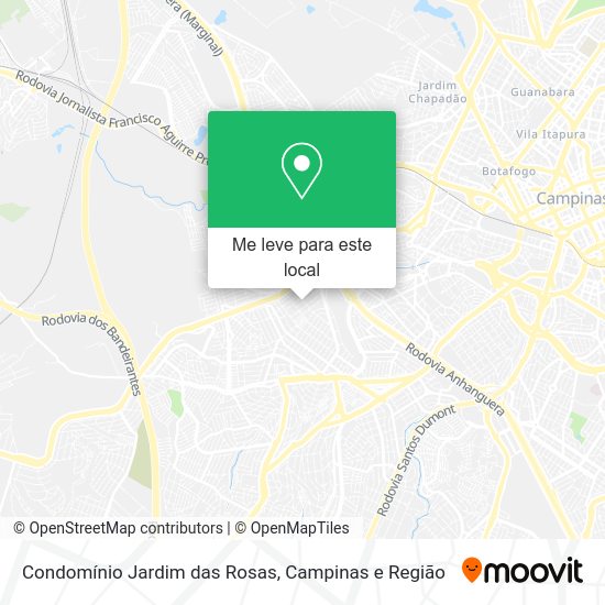 Condomínio Jardim das Rosas mapa