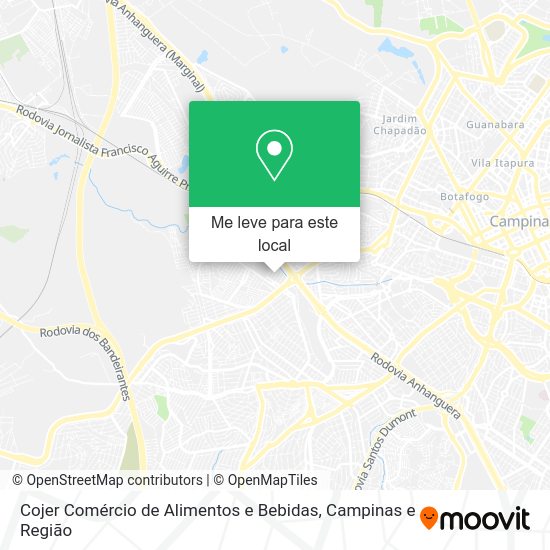 Cojer Comércio de Alimentos e Bebidas mapa