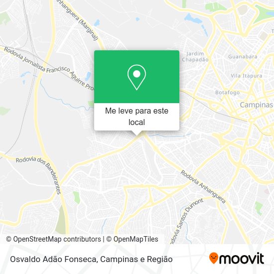 Osvaldo Adão Fonseca mapa