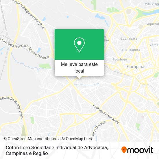 Cotrin Loro Sociedade Individual de Advocacia mapa