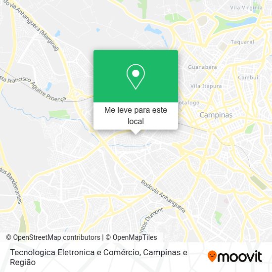 Tecnologica Eletronica e Comércio mapa