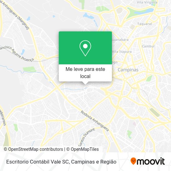 Escritorio Contábil Vale SC mapa