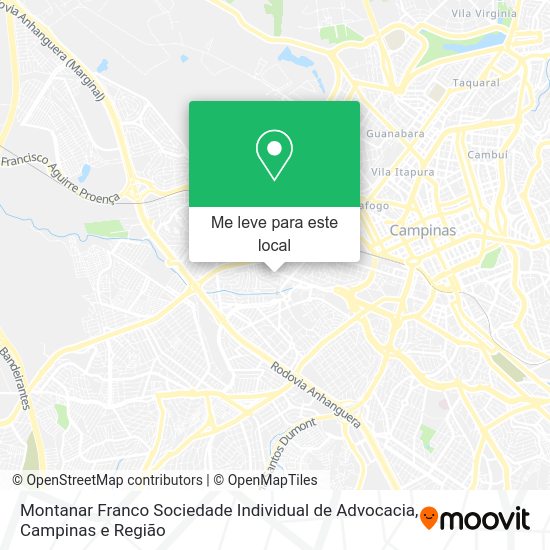 Montanar Franco Sociedade Individual de Advocacia mapa