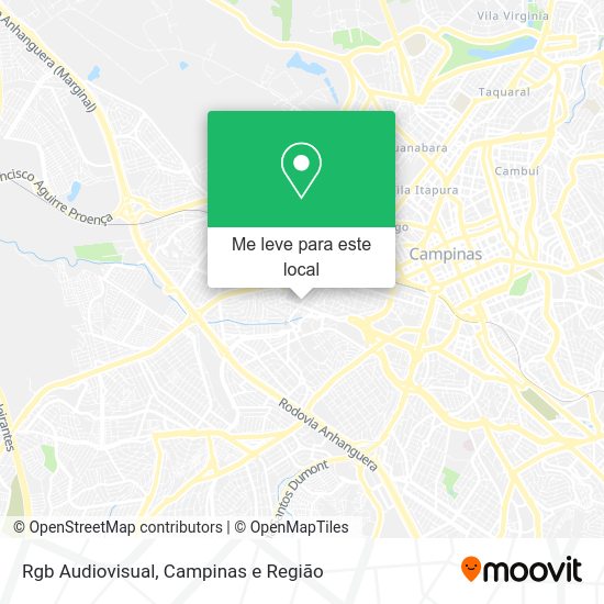 Rgb Audiovisual mapa
