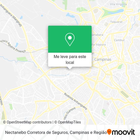 Nectanebo Corretora de Seguros mapa