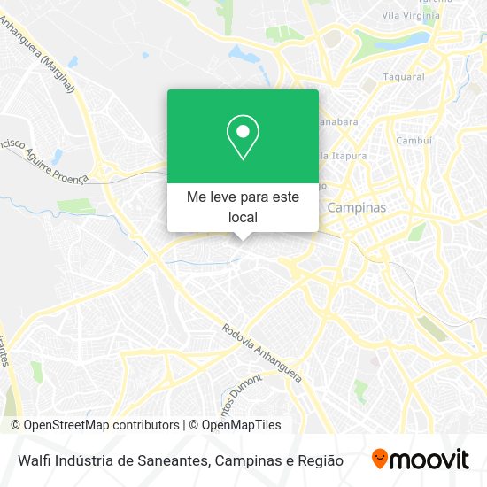 Walfi Indústria de Saneantes mapa