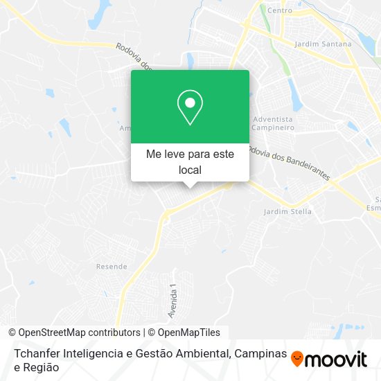 Tchanfer Inteligencia e Gestão Ambiental mapa