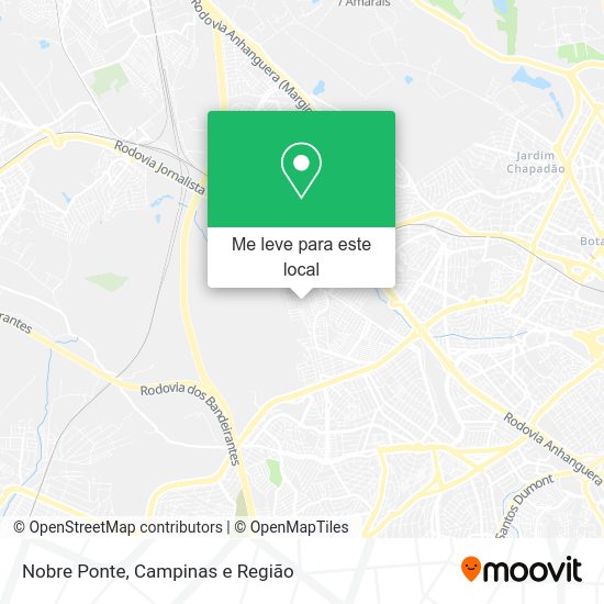 Nobre Ponte mapa
