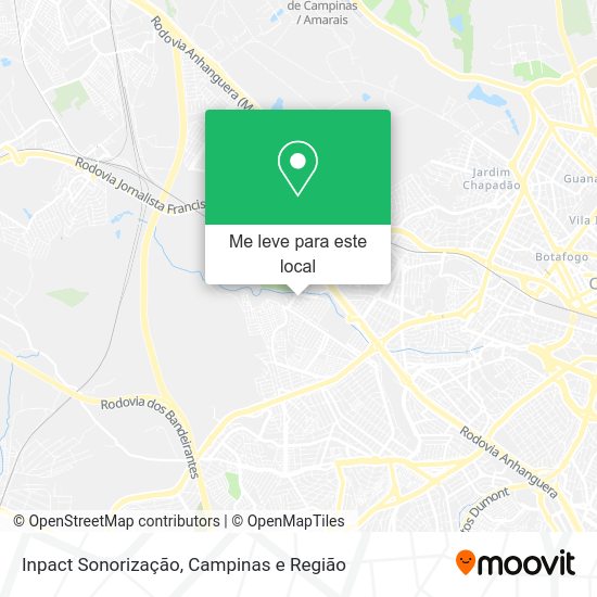 Inpact Sonorização mapa