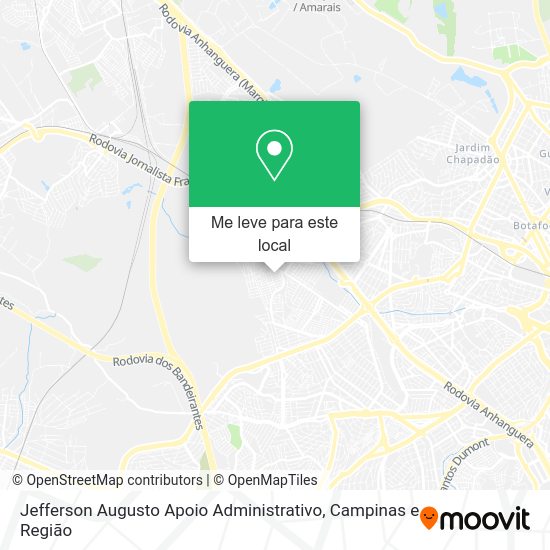 Jefferson Augusto Apoio Administrativo mapa