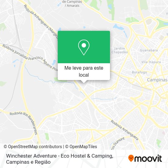 Winchester Adventure - Eco Hostel & Camping mapa