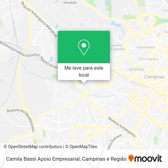 Camila Bassi Apoio Empresarial mapa