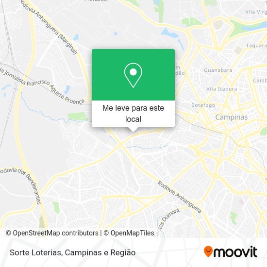 Sorte Loterias mapa