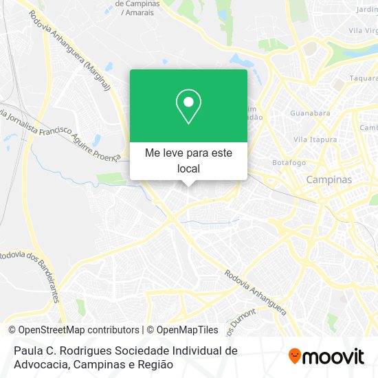 Paula C. Rodrigues Sociedade Individual de Advocacia mapa