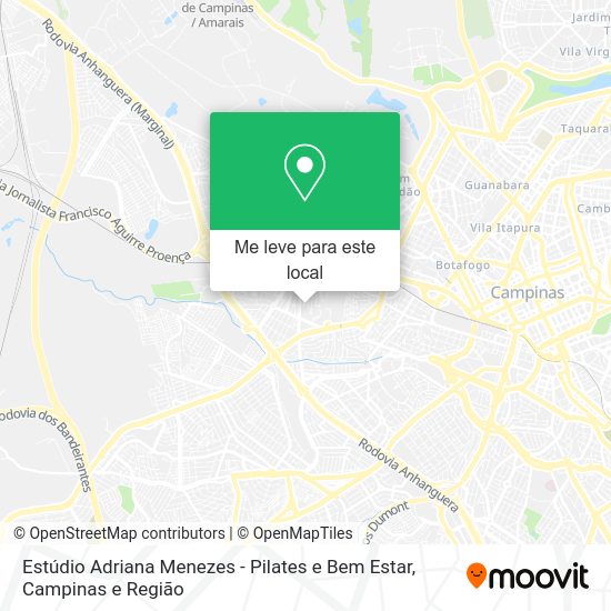 Estúdio Adriana Menezes - Pilates e Bem Estar mapa