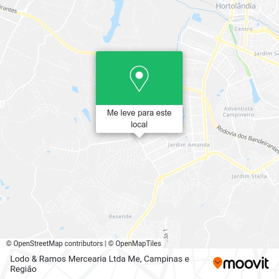 Lodo & Ramos Mercearia Ltda Me mapa