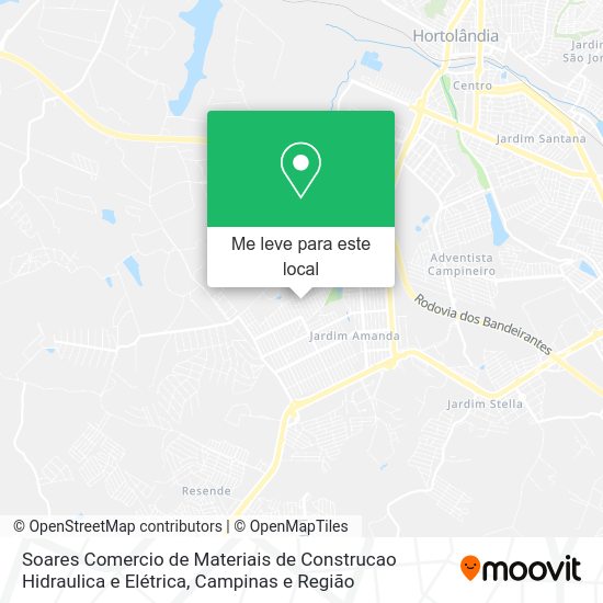 Soares Comercio de Materiais de Construcao Hidraulica e Elétrica mapa