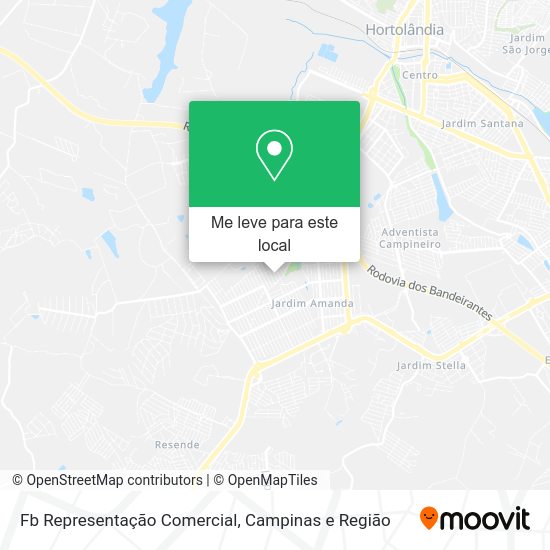 Fb Representação Comercial mapa