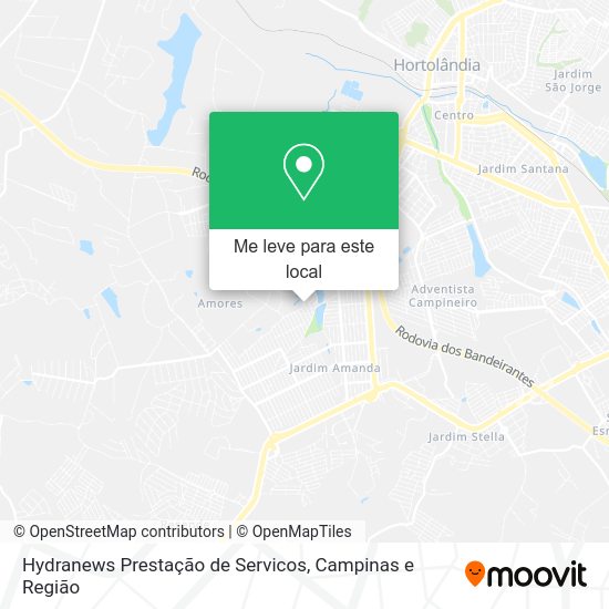 Hydranews Prestação de Servicos mapa