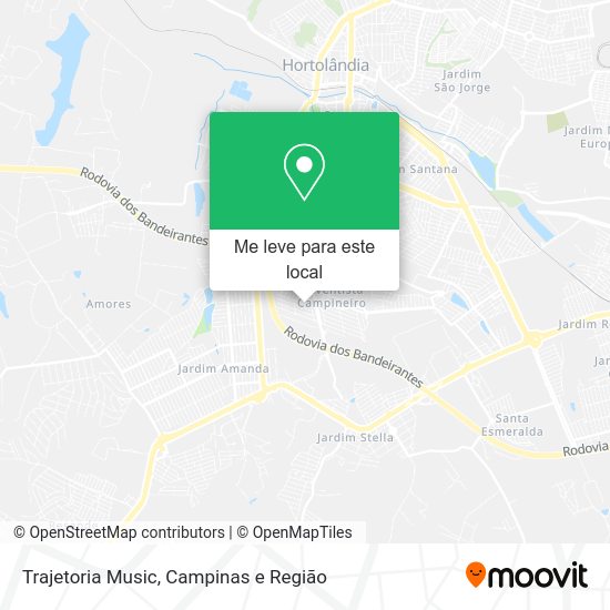 Trajetoria Music mapa