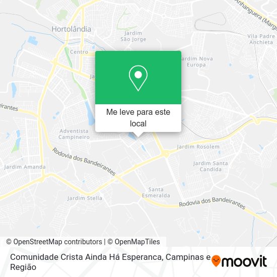 Comunidade Crista Ainda Há Esperanca mapa
