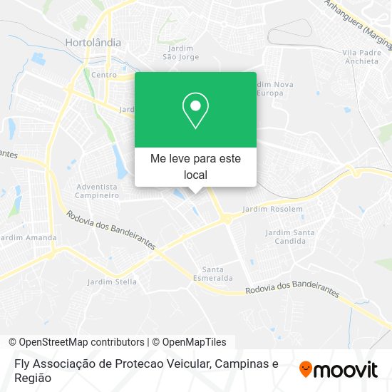 Fly Associação de Protecao Veicular mapa
