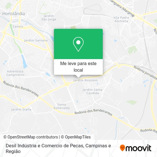 Desil Indústria e Comercio de Pecas mapa