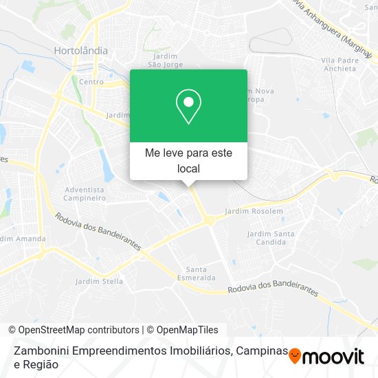 Zambonini Empreendimentos Imobiliários mapa